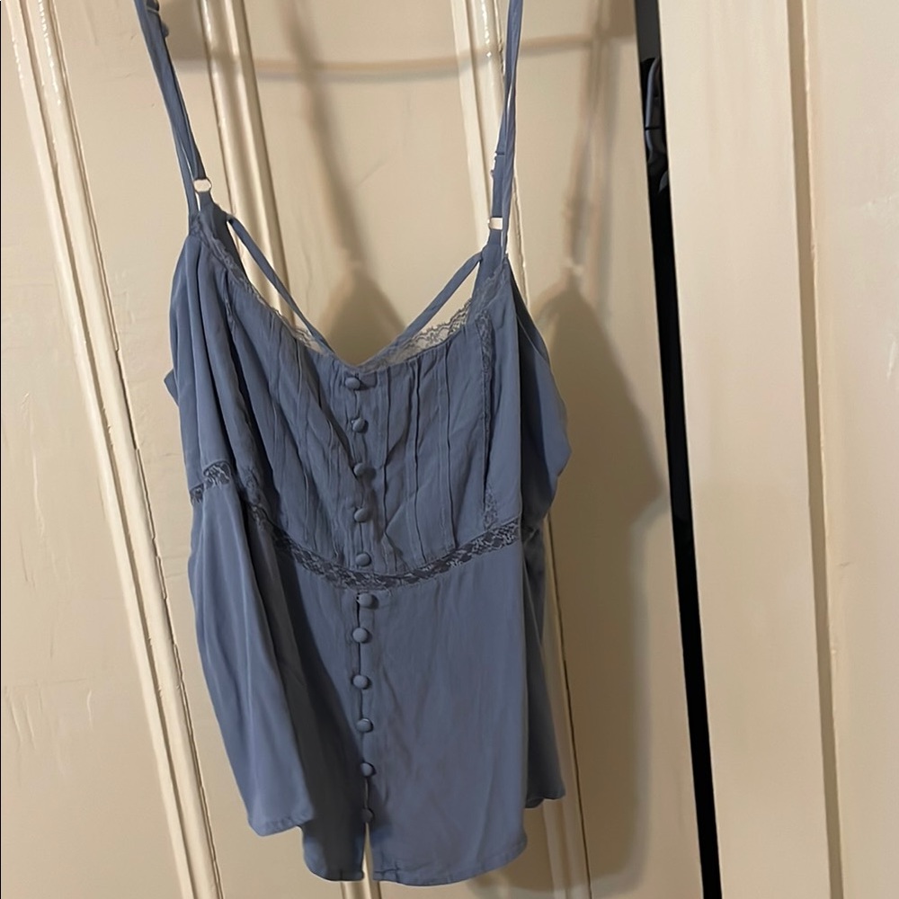 Elegant Blue Women's Top